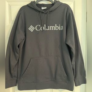 Columbia black hooded sweatshirt.